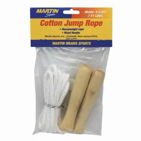 (12 Ea) Jump Rope Cotton 7 Wood