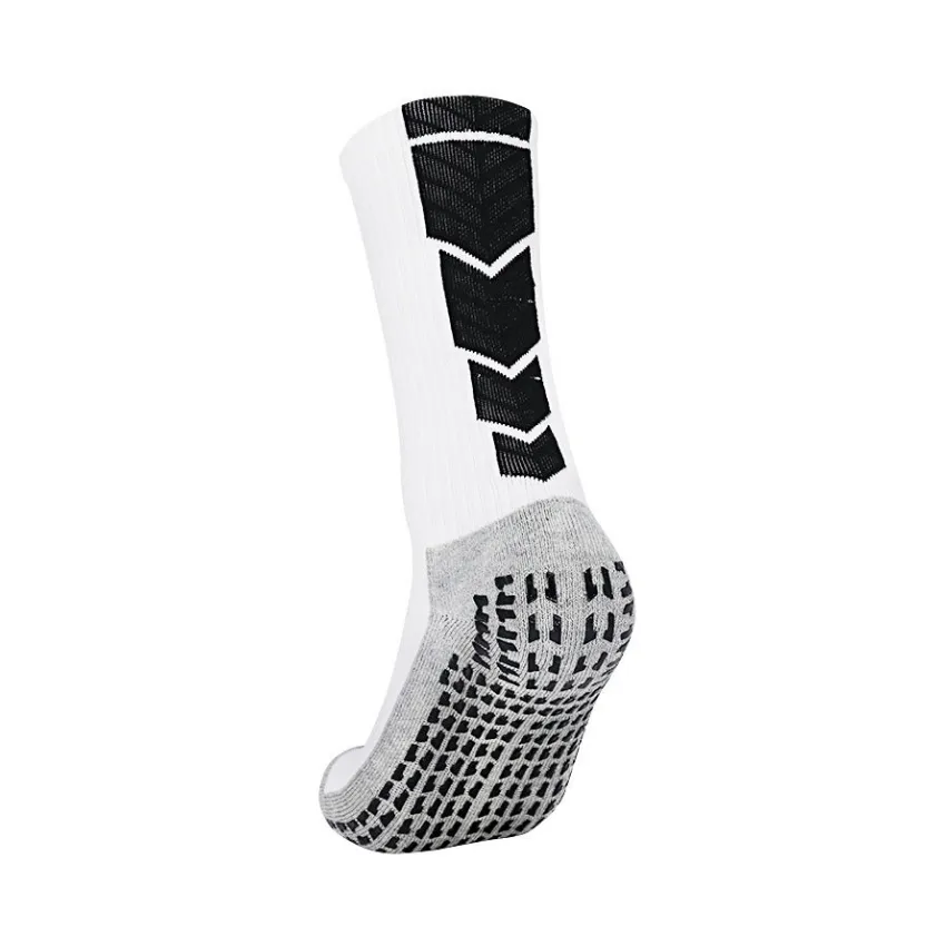 3 Pack Mens Grippy Football Socks White