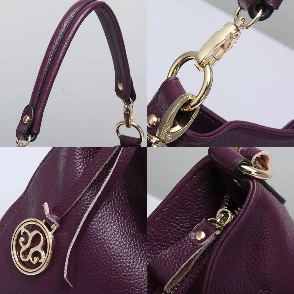 5 Colors Genuine Leather Women's Shoulder Bag High Fashion Crossbody Purse