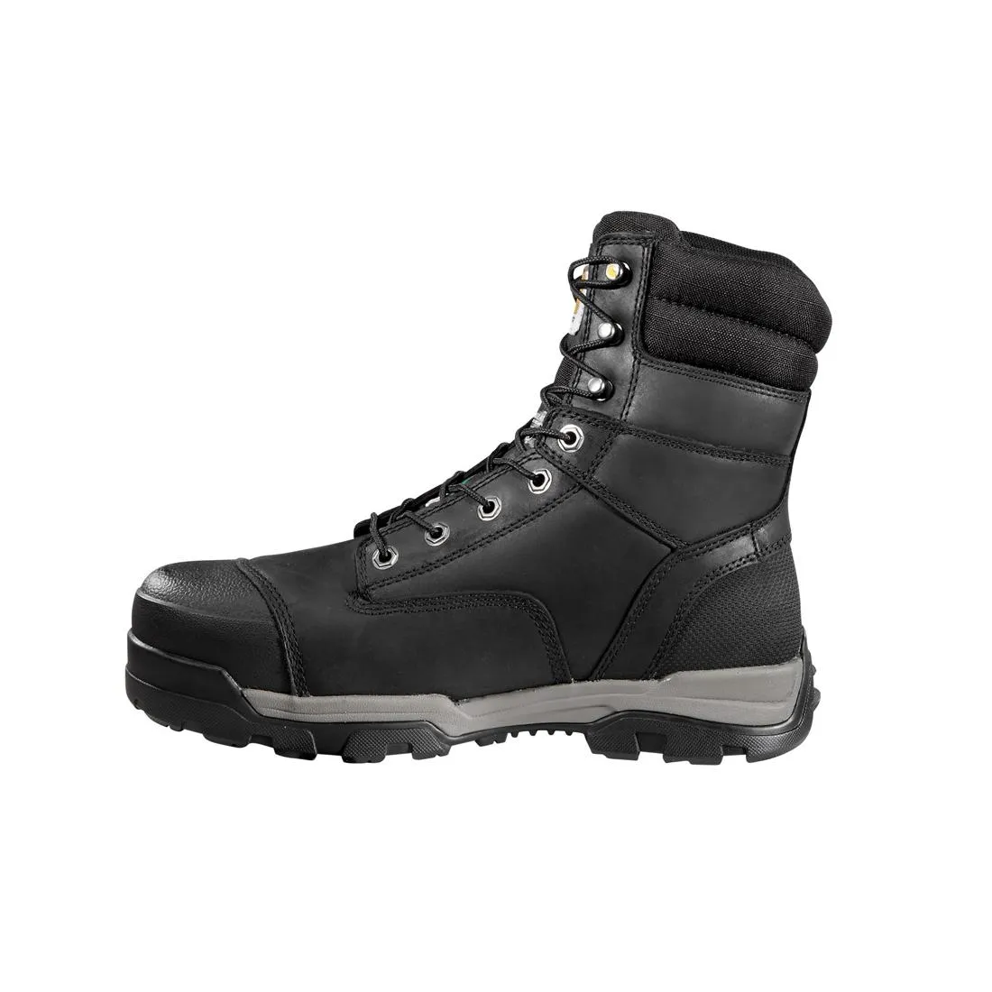 8" Ground Force Waterproof Insulated PR Composite Toe Work Boot Black