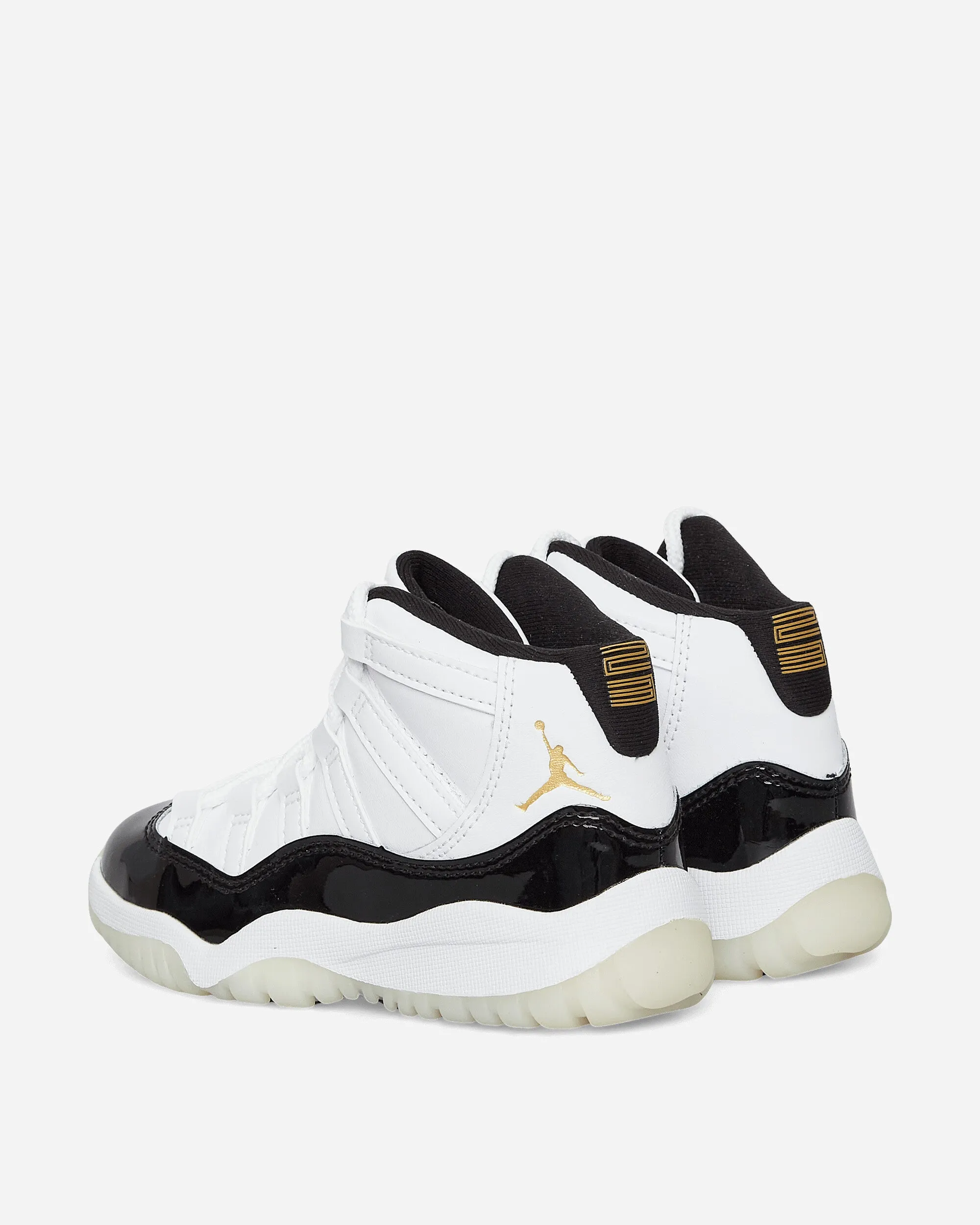 Air Jordan 11 Retro (PS) Sneakers  White / Metallic Gold / Black