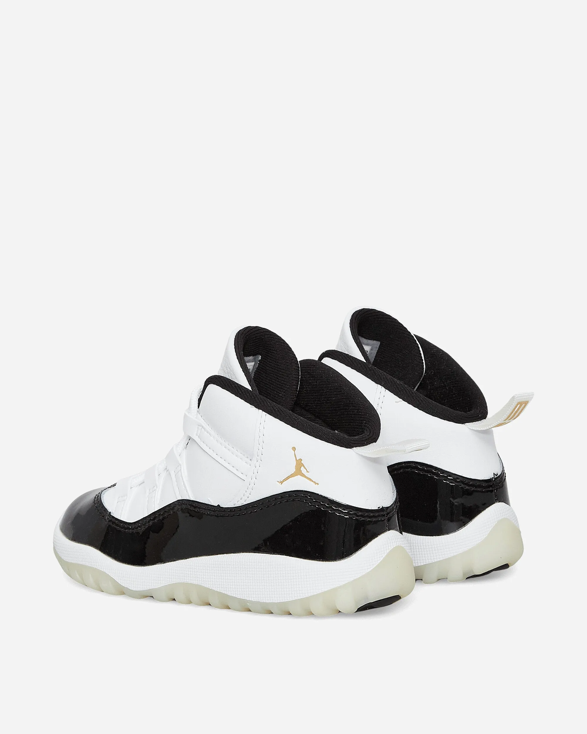 Air Jordan 11 Retro (TD) Sneakers  White / Metallic Gold / Black