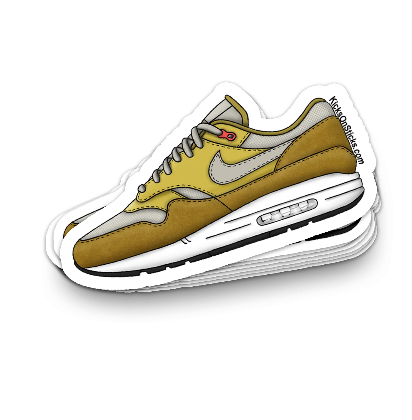 Air Max 1 "Green Curry" Sneaker Sticker