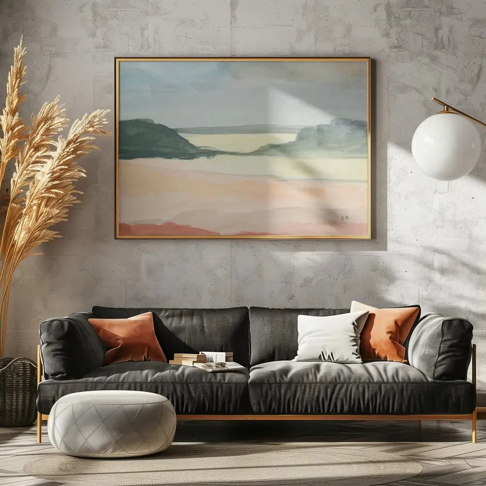 Arid Land 1 by Bronwyn Baker- Stretched Canvas, Poster or Fine Art Print