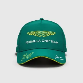 Aston Martin F1 2024 Kids Fernando Alonso Team Hat- Youth Green