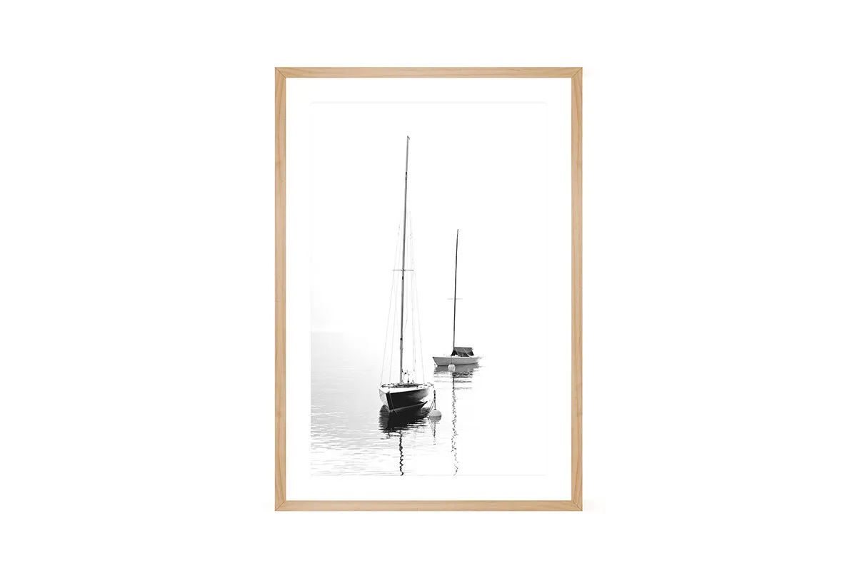 Boats on Calm Water | Wall Art Print