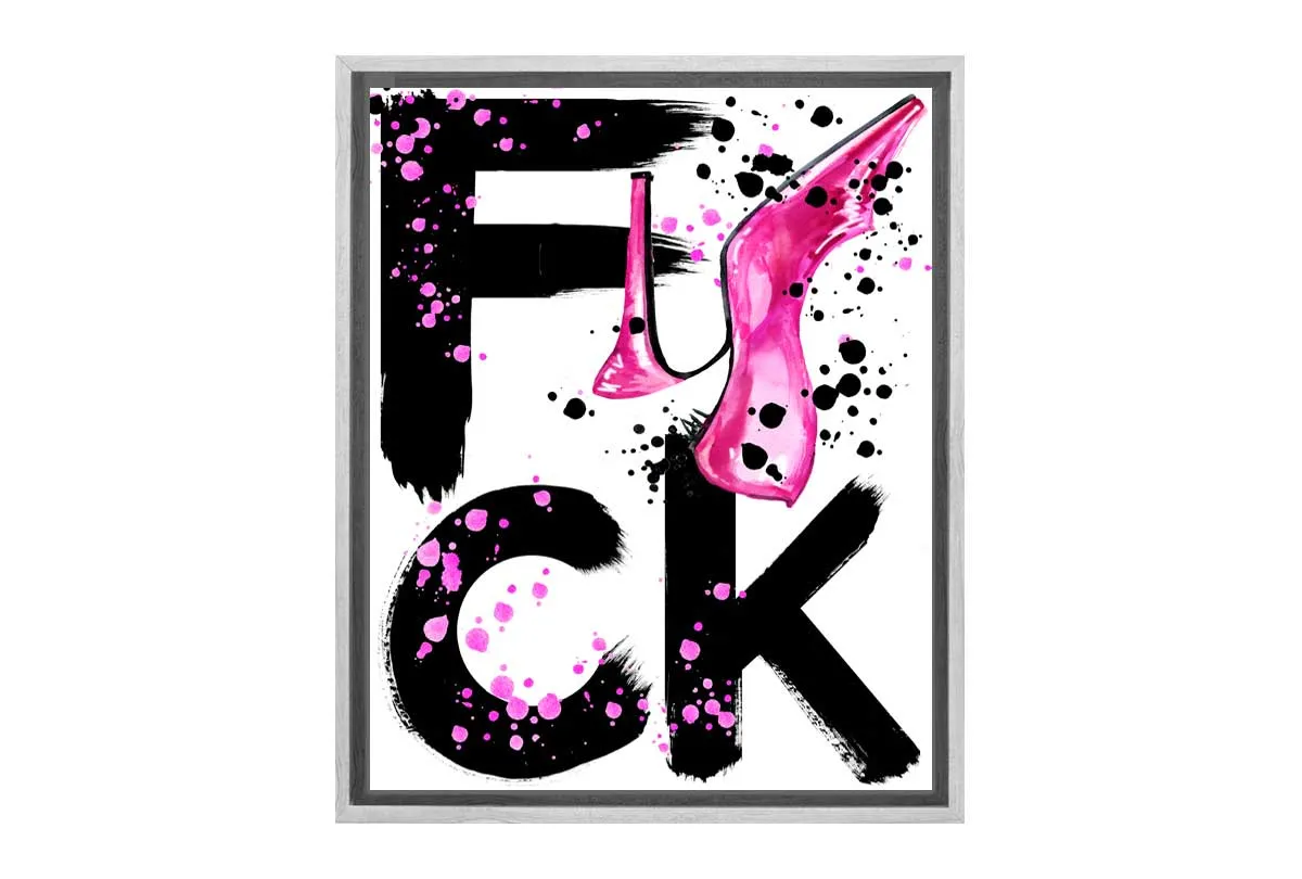 Broken Heel | Canvas Wall Art Print