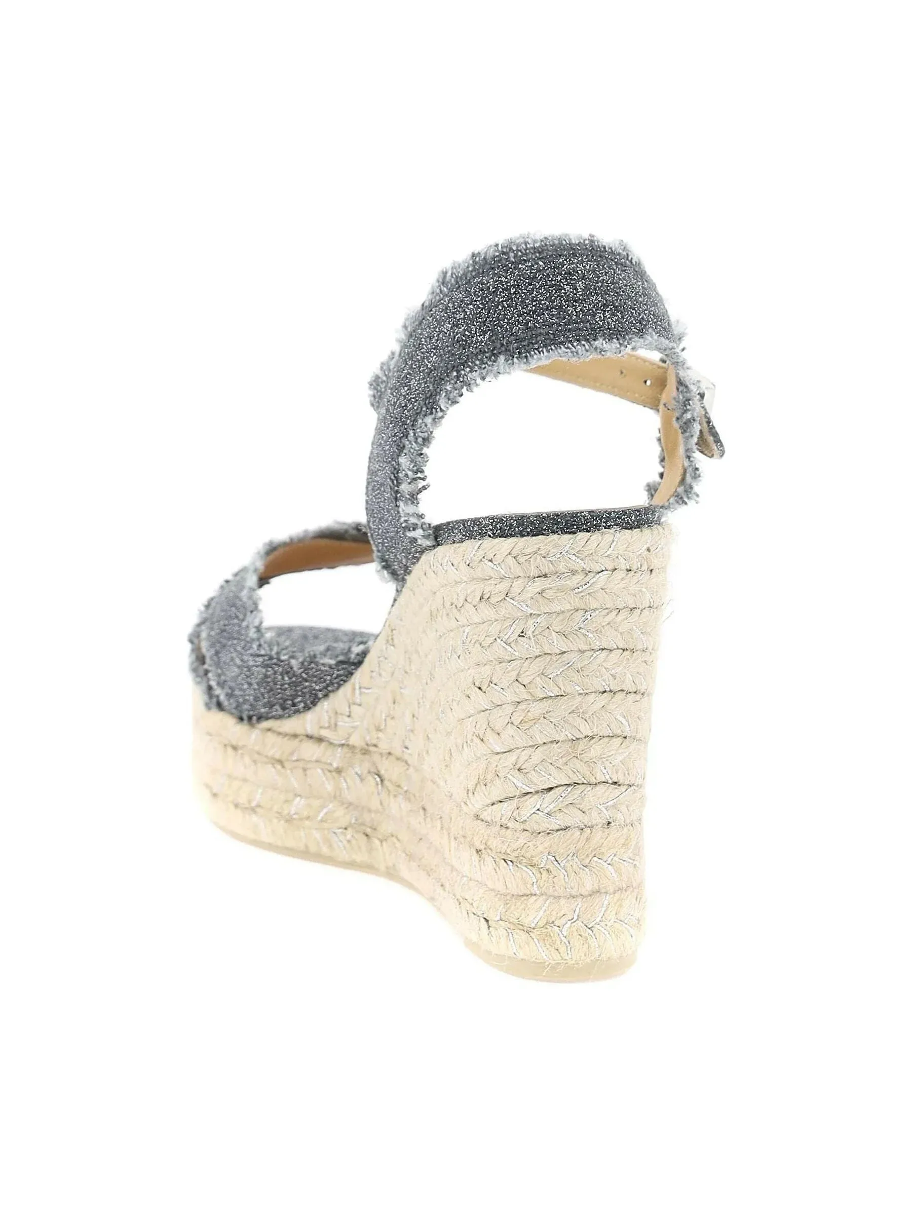 Bromelia Canvas Wedge Sandals