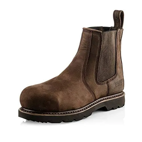 Buckler B1150SM Buckflex Safety Work Dealer Boots Chocolate (Sizes 4-13)