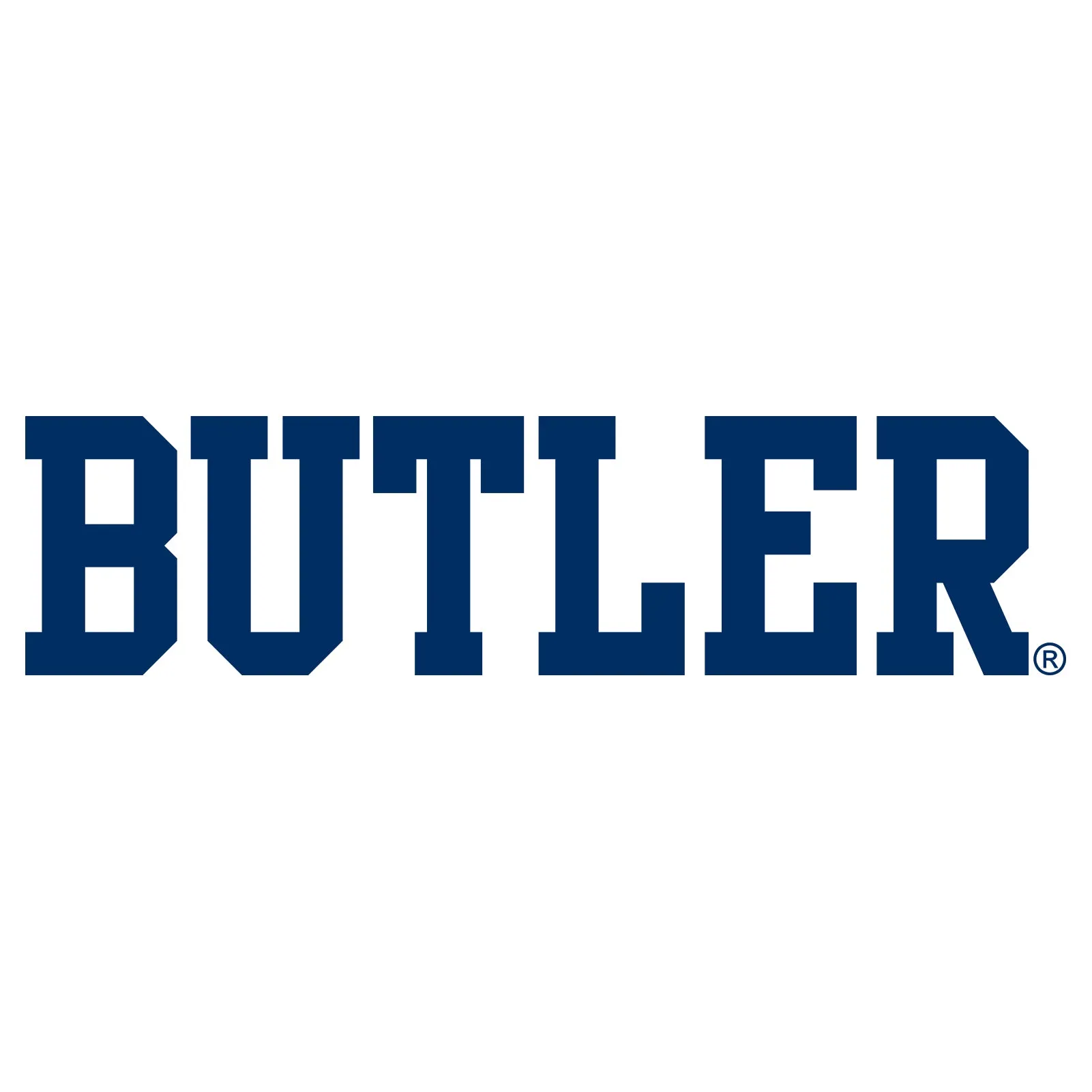 Butler University Bulldogs Basic Block Short Sleeve T Shirt - White