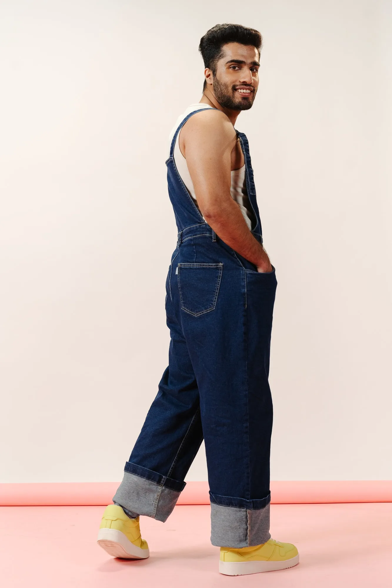 Classic Indigo Men's Stretch Dungaree