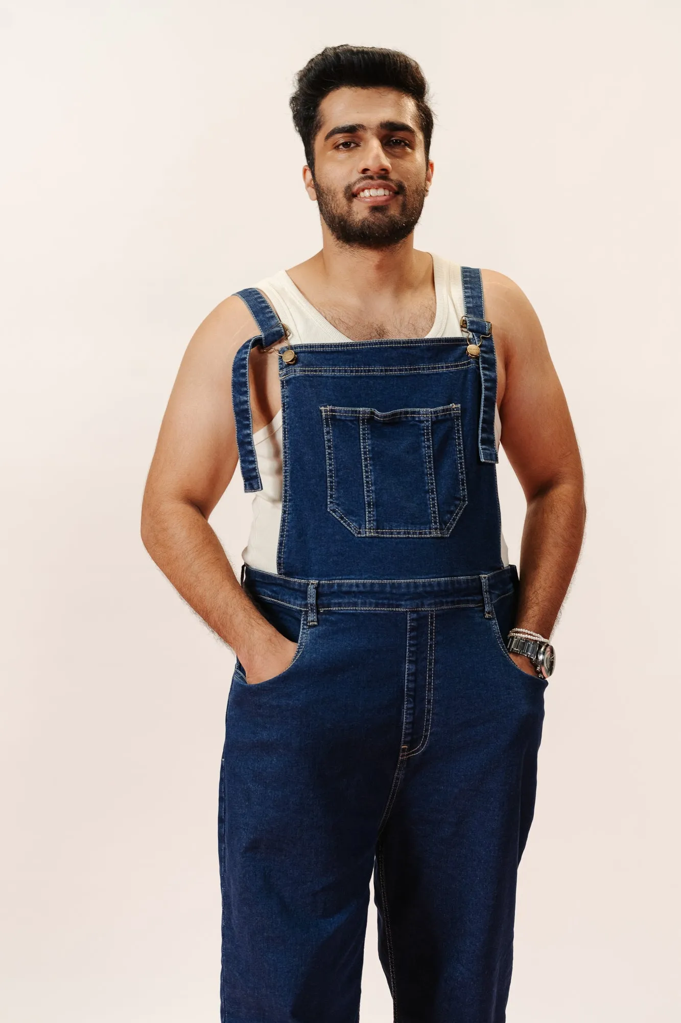 Classic Indigo Men's Stretch Dungaree