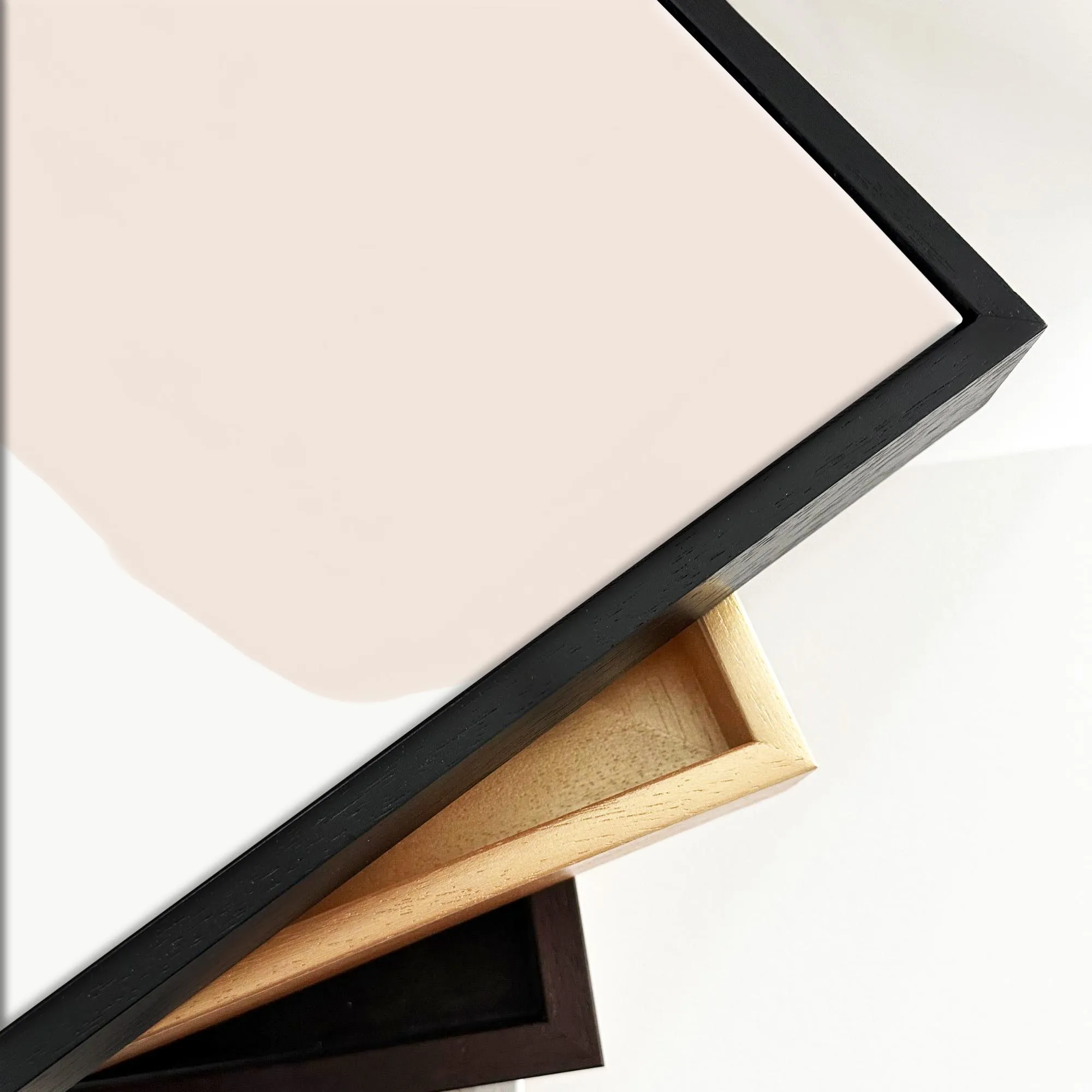 Colourful Abstract Framed Canvas