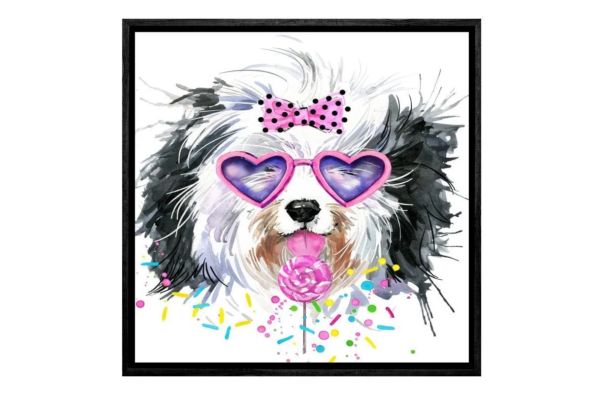 Cool Pup | Canvas Art Print