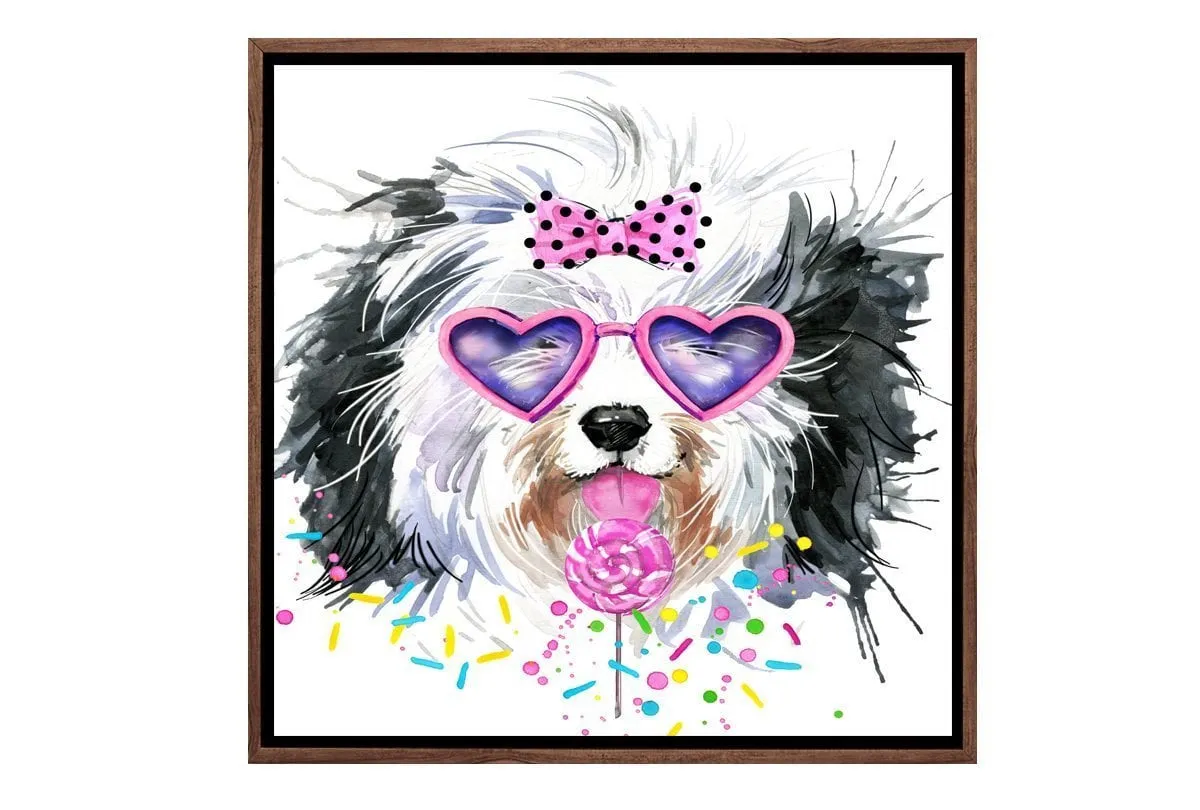 Cool Pup | Canvas Art Print