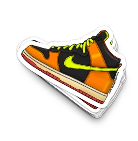 Dunk High "Bright Cactus" Sneaker Sticker