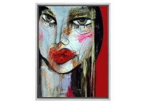 Femme Fatal Abstract | Canvas Wall Art Decor