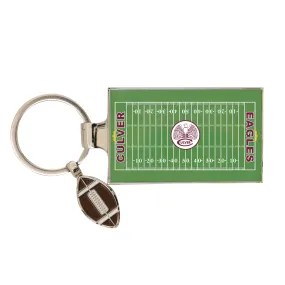 Customized Football Field Keychain - Perfect Gift for Sports Fans