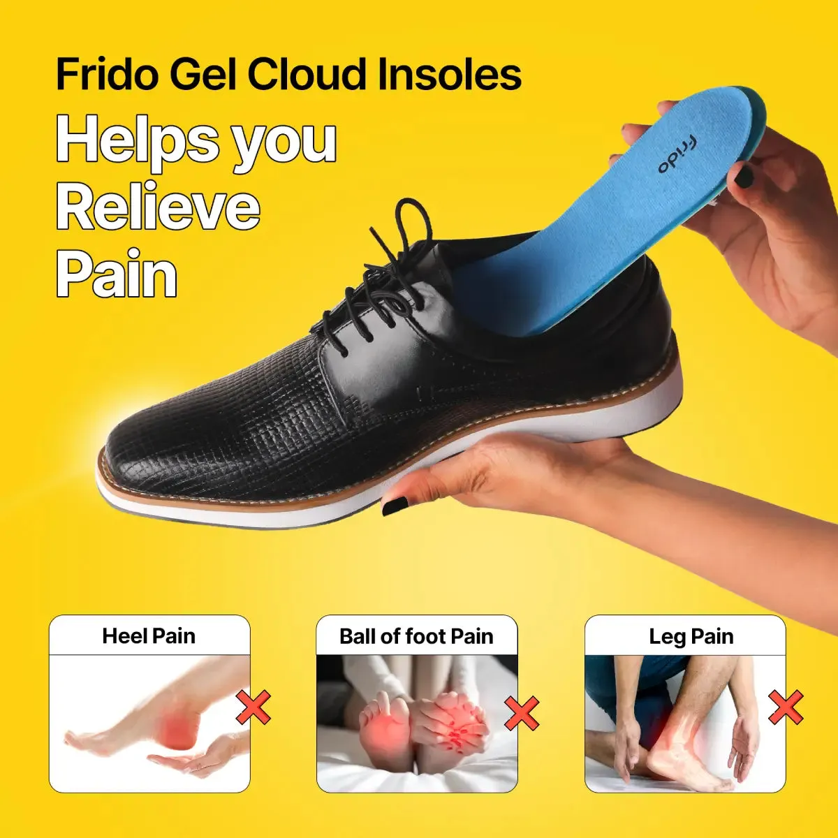 Frido Gel Cloud Insoles