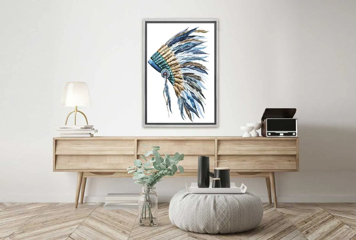 Indian Headdress 2 | Canvas Wall Art Print