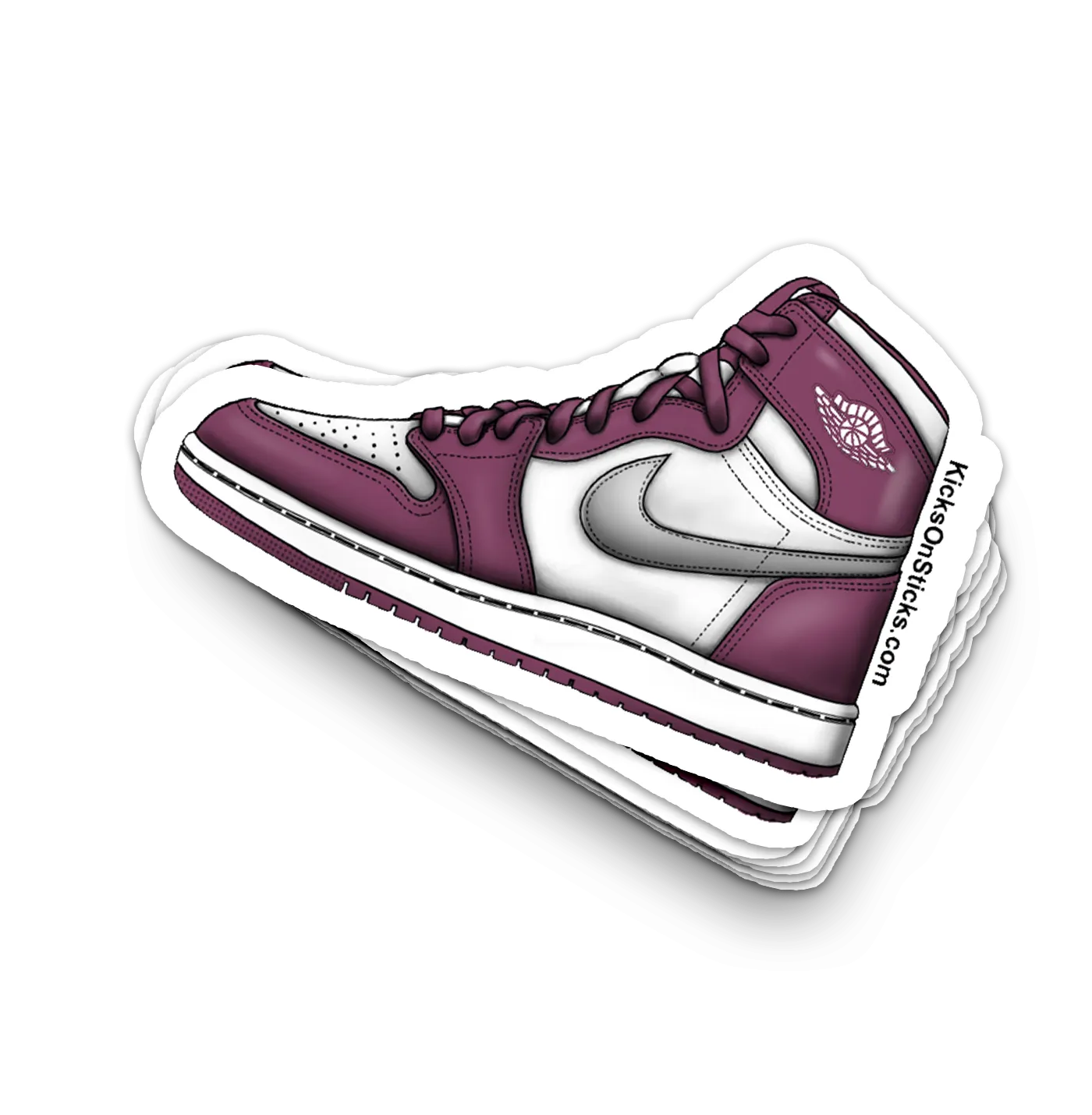 Jordan 1 "Bordeaux" Sneaker Sticker