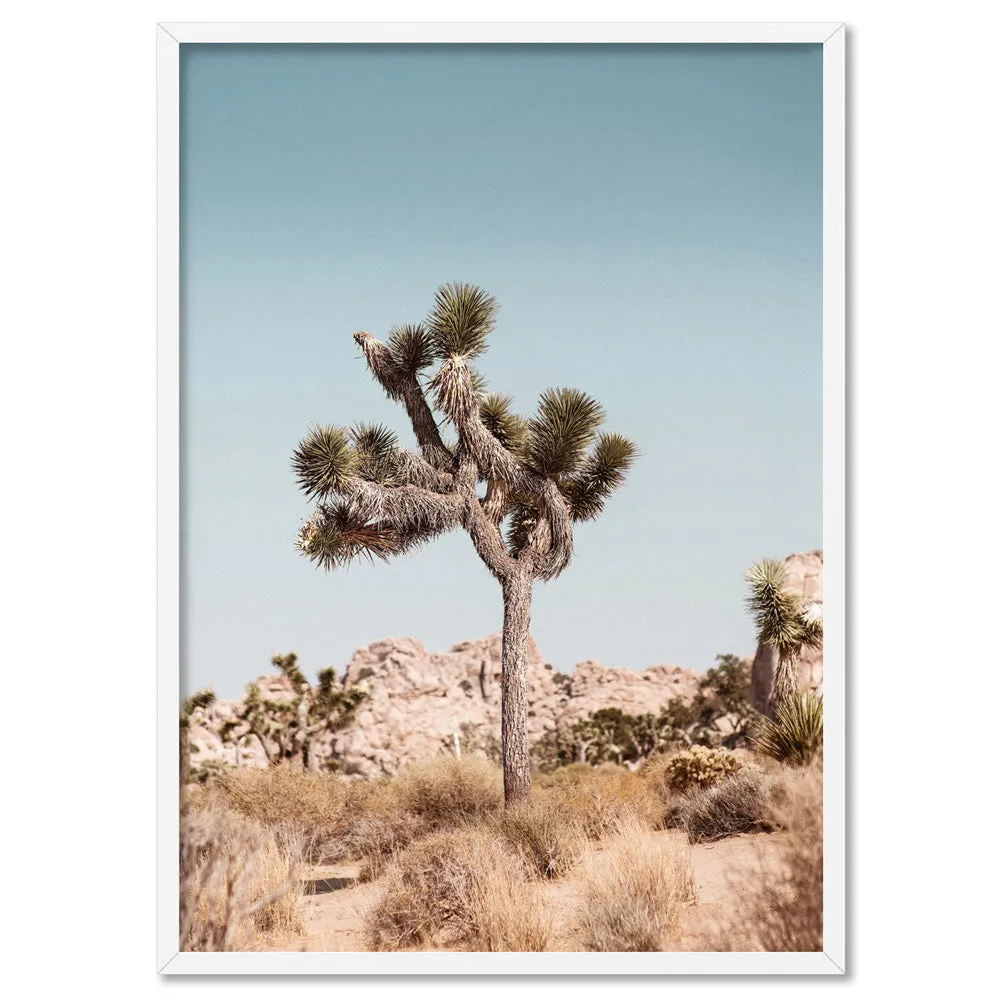 Joshua Tree Desert Landscape II - Art Print