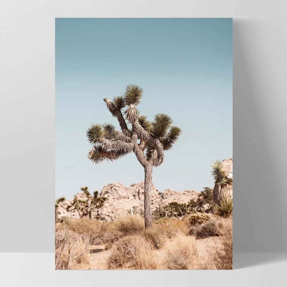 Joshua Tree Desert Landscape II - Art Print