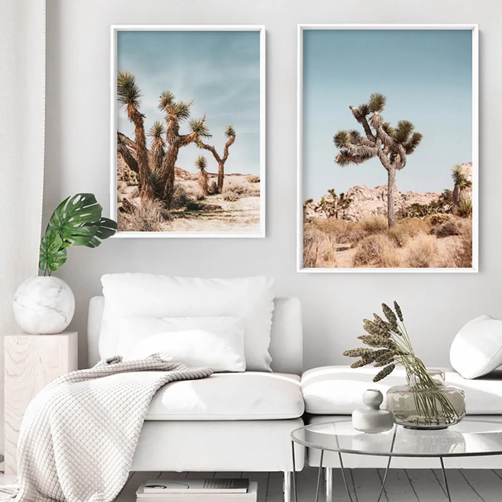 Joshua Tree Desert Landscape II - Art Print