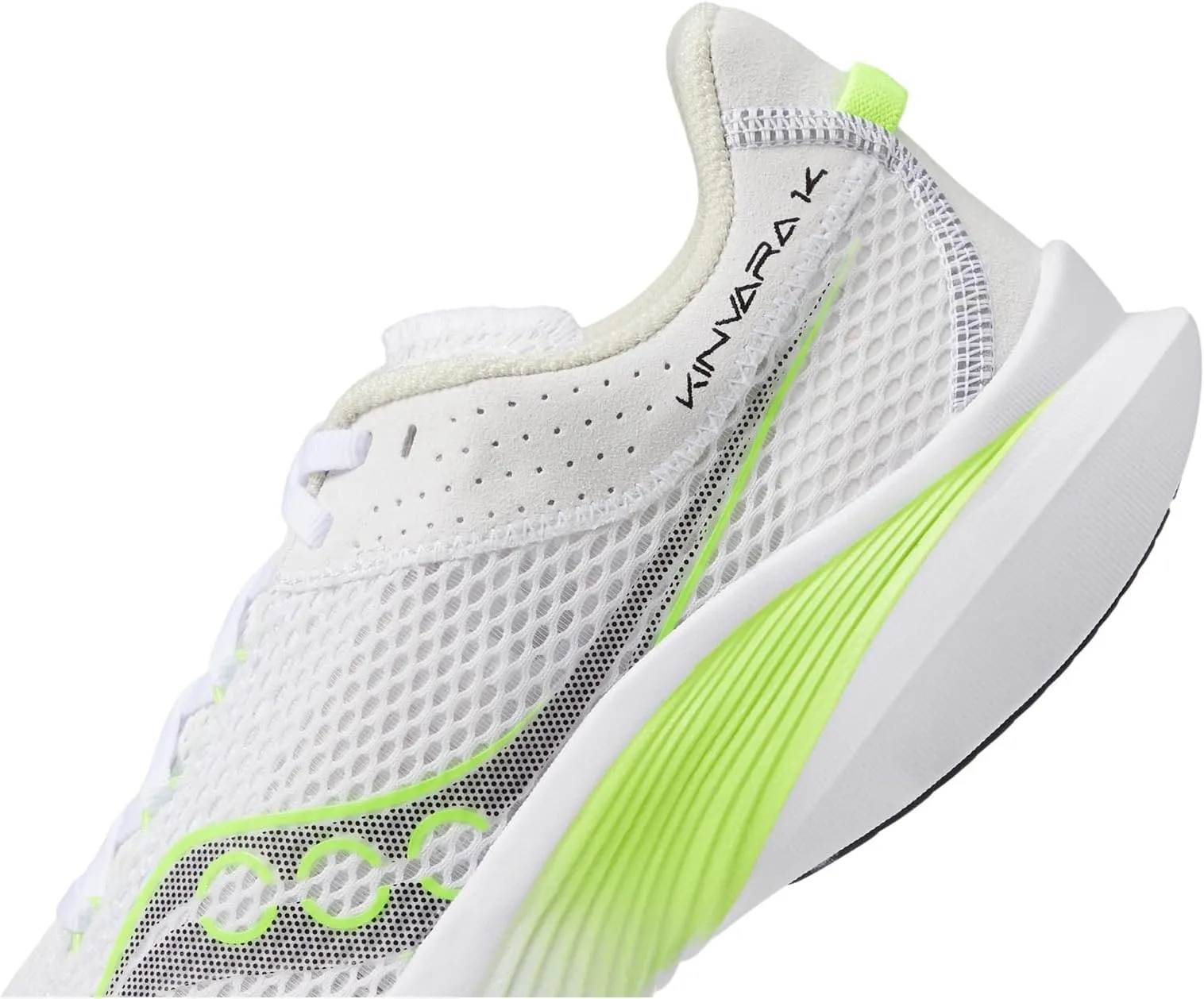 Kinvara 14 Saucony Sneakers, White/Slime