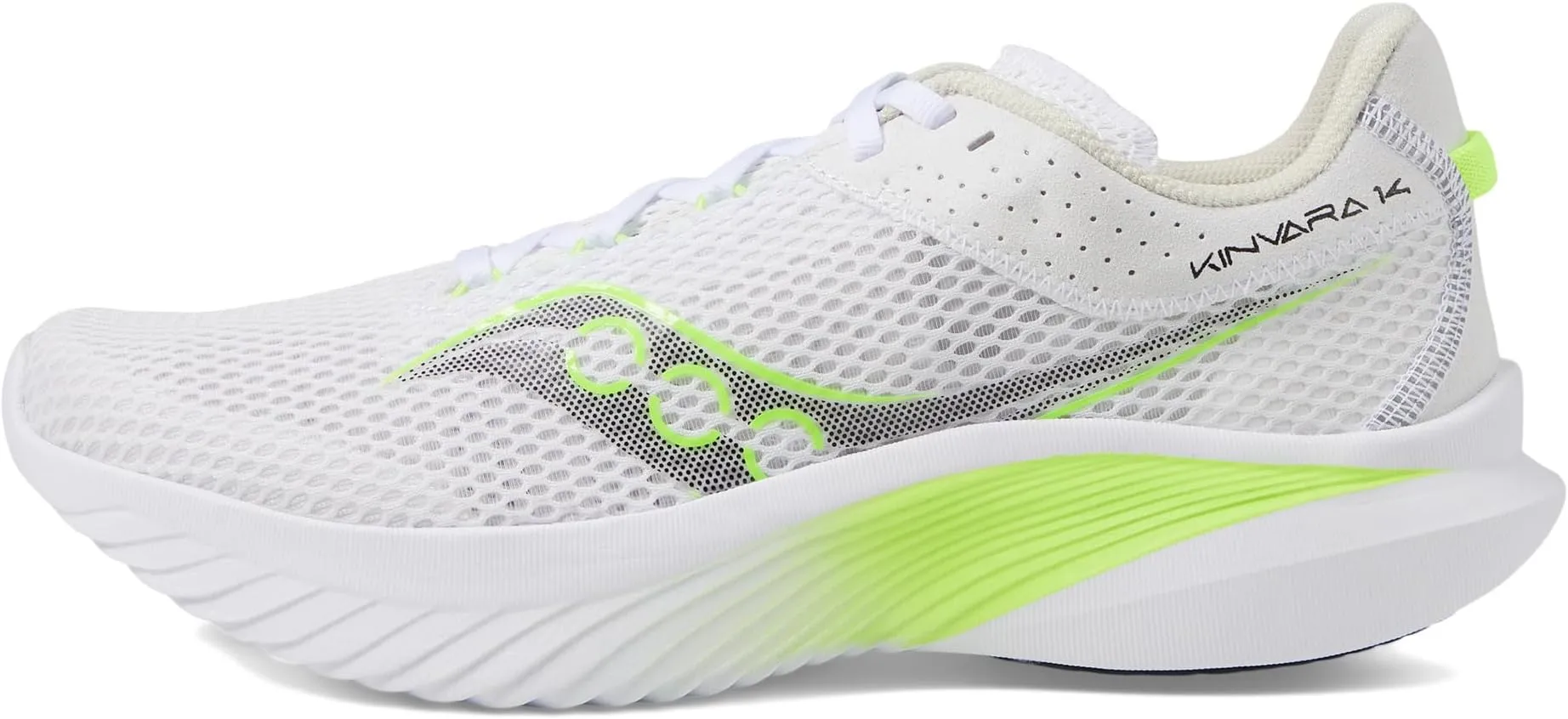 Kinvara 14 Saucony Sneakers, White/Slime