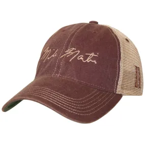 Legacy Mike Martin Signature Adjustable Trucker Cap - Garnet