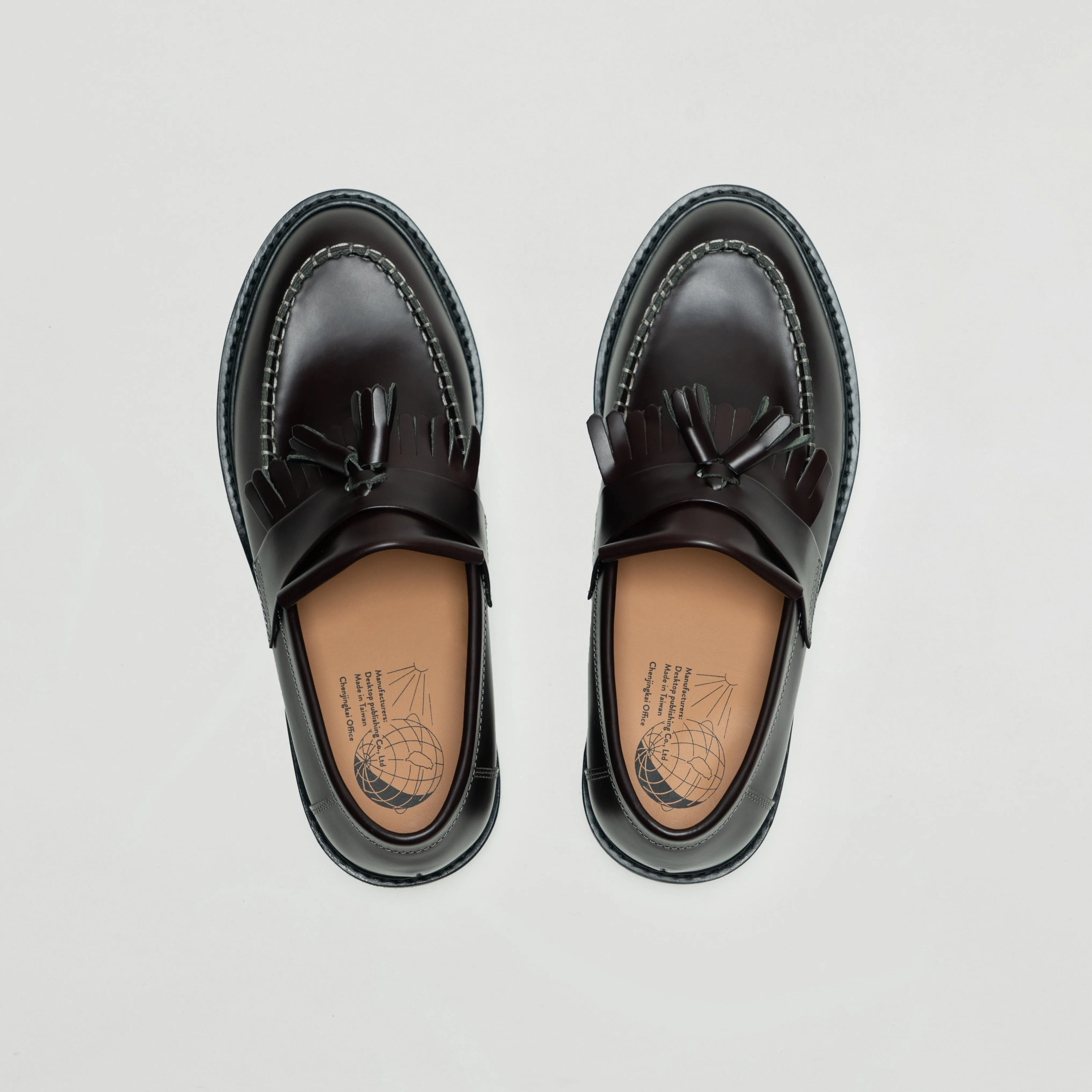 Loafer Shoes (dark brown / commando sole)