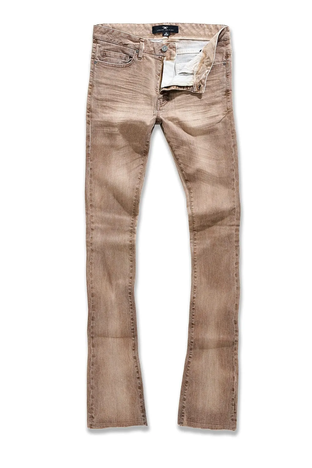 Martin Stacked - Full Bloom Denim (Mocha)