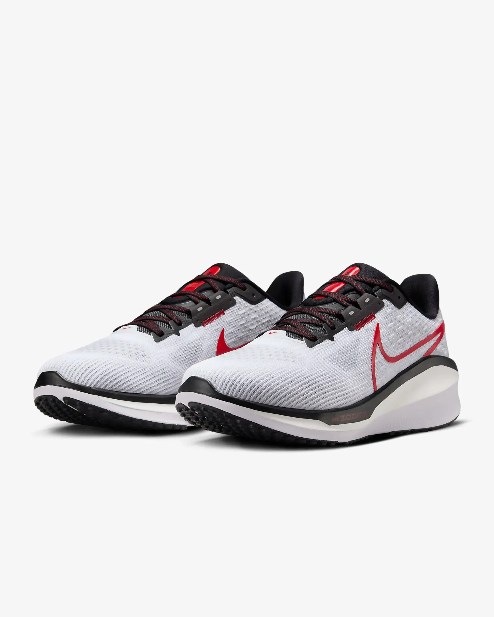 Nike Vomero 17  Men's Running Shoes - White/Fire Red/Platinum