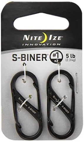 Nite Ize - S-BINER #1X2, 5LB (2.3KG).  