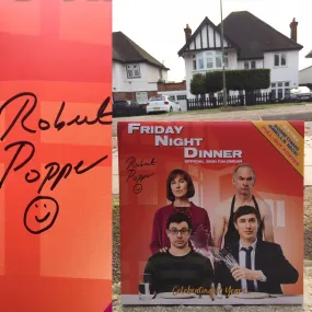 Signed Robert Popper Friday Night Dinner Official 2021 Calendar