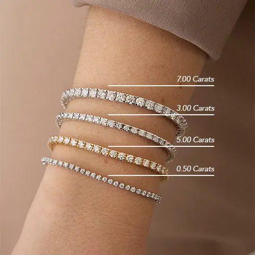 The 7 Carat Diamond Tennis Bracelet