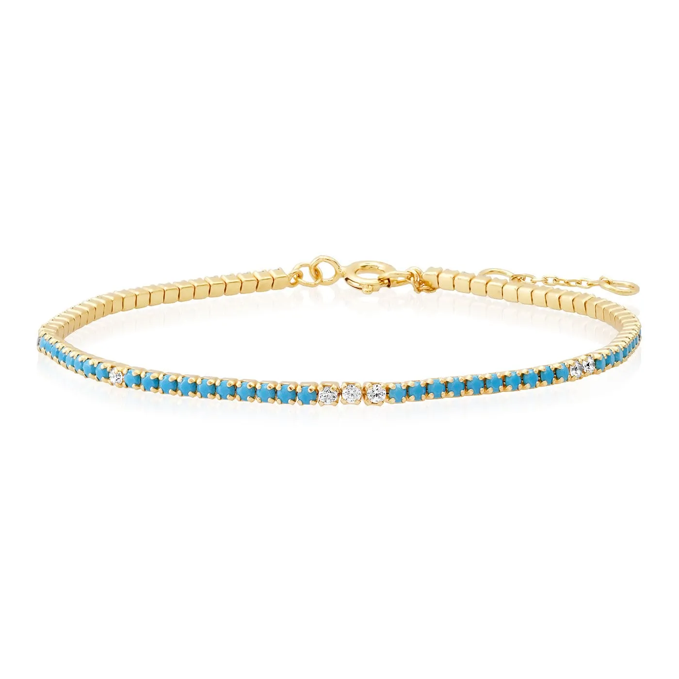 Turquoise Tennis Bracelet