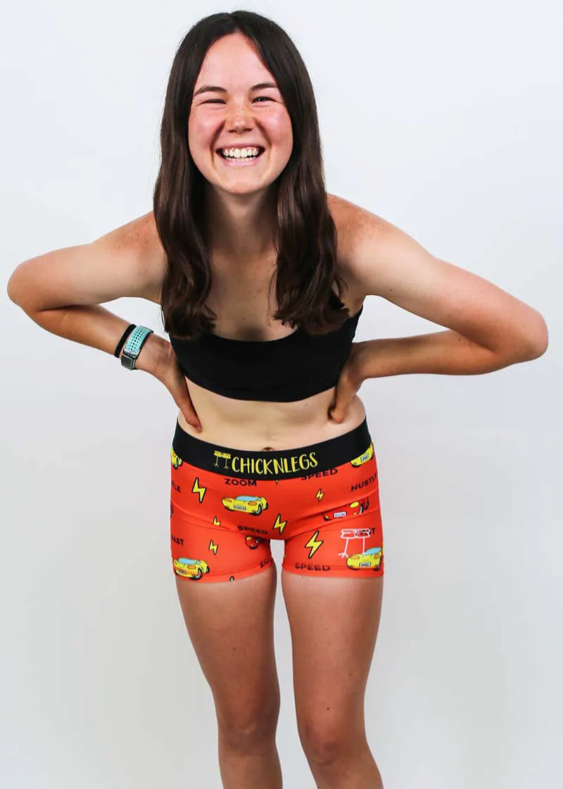 Women's Cars 3" Compression Shorts